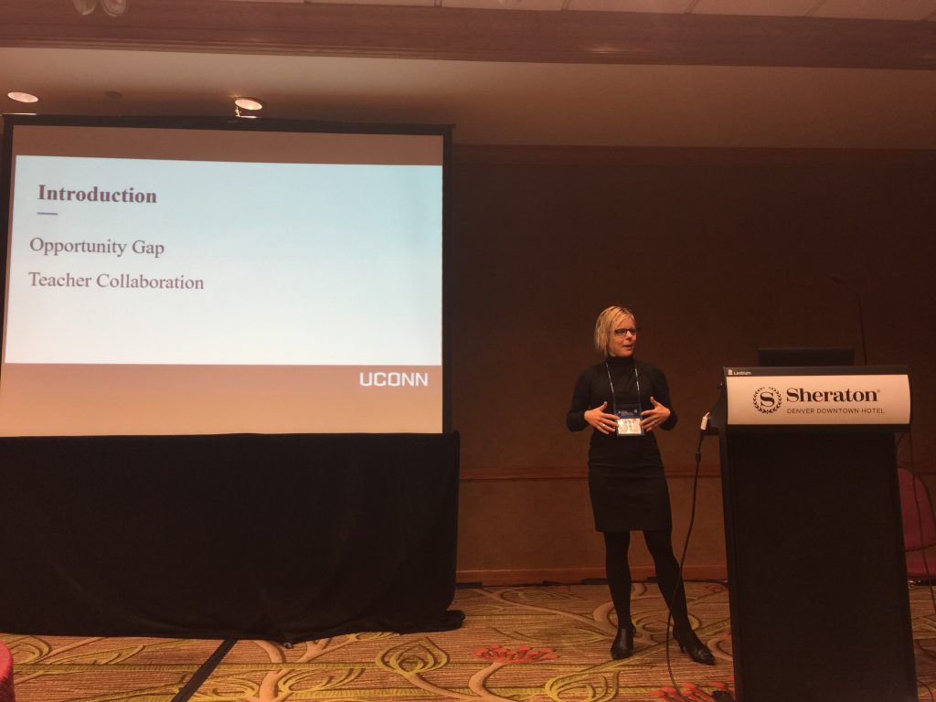 Lisa Sepe at UCEA conference 2017